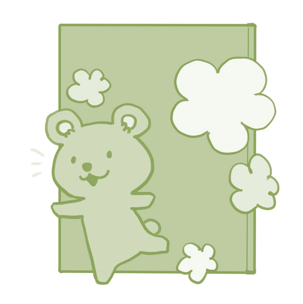 ダミー書影くま緑