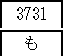 「も」の上に「373」